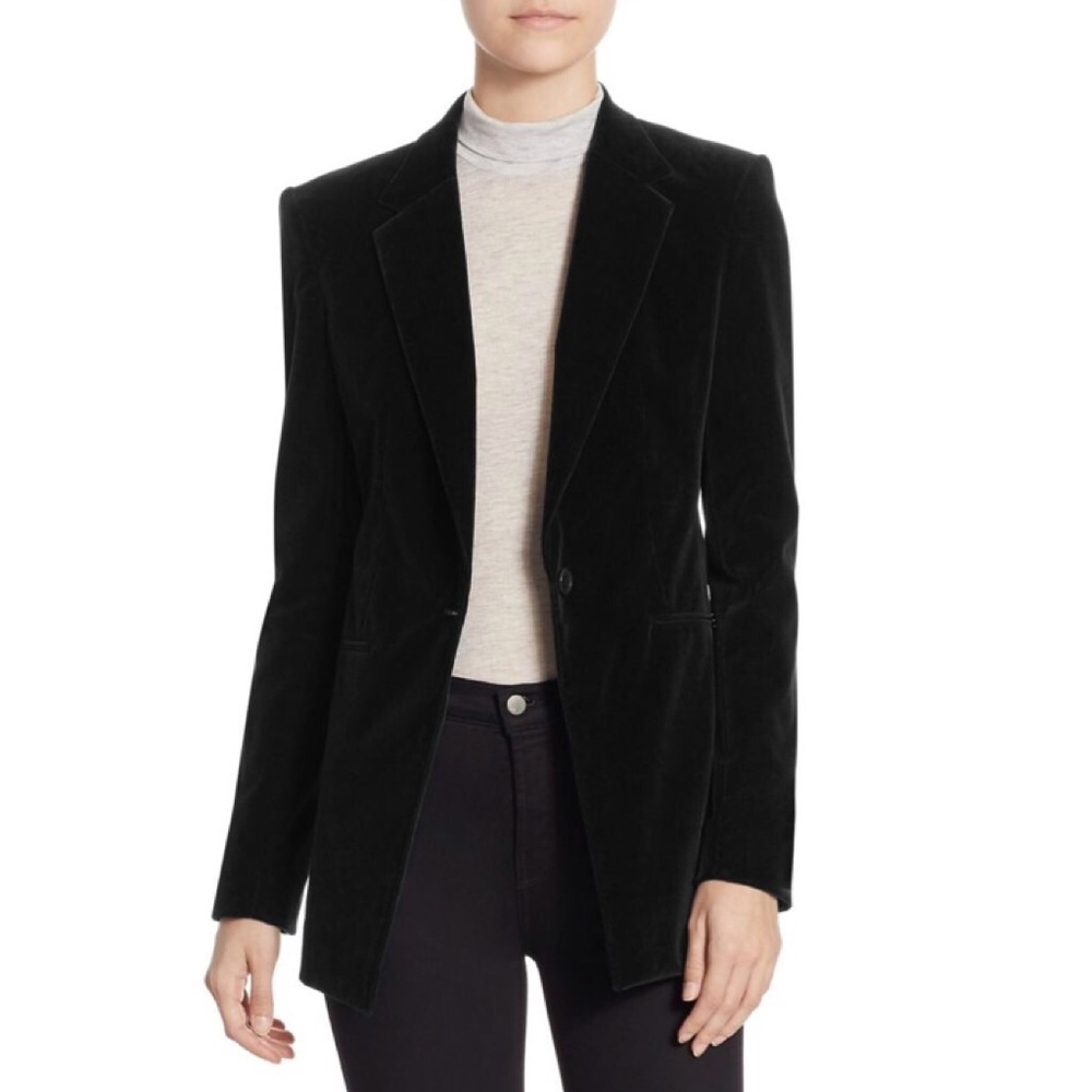 Theory Velvet Black Blazer